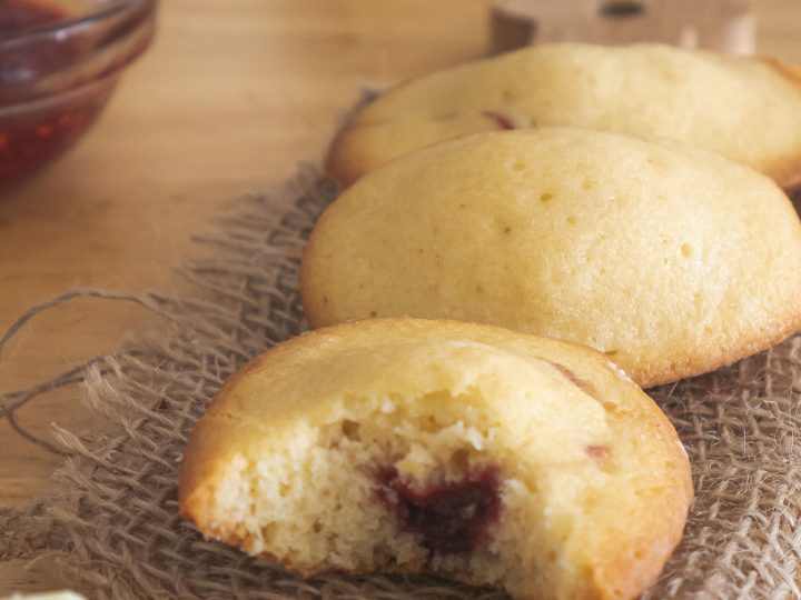 Madeleine-confiture-fraises