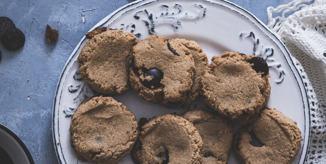 Cookies aux pépites de chocolat à indice glycémique bas